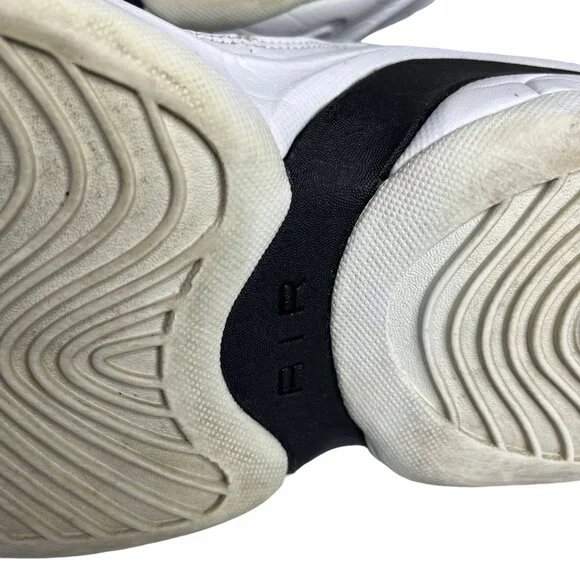 Nike Air Flight Determination Sneakers Mens Size 12.5 Lace Up White Black Rare - Picture 15 of 16